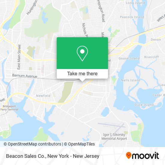 Beacon Sales Co. map