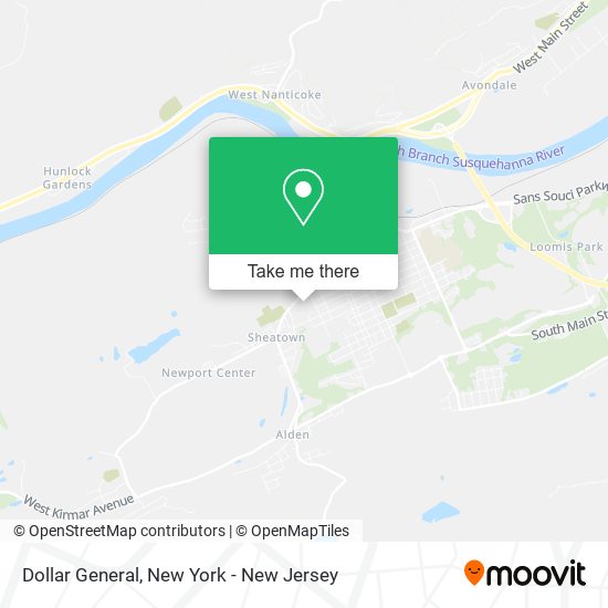 Mapa de Dollar General