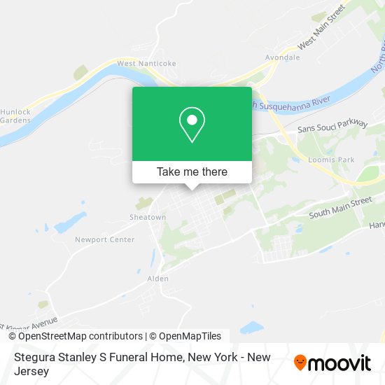 Stegura Stanley S Funeral Home map