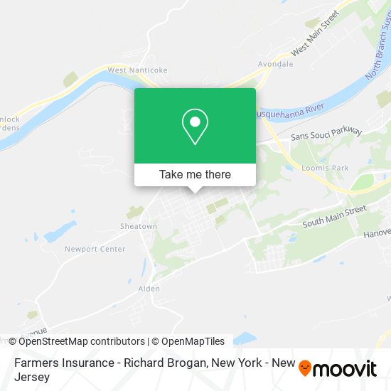 Farmers Insurance - Richard Brogan map