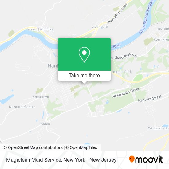 Mapa de Magiclean Maid Service