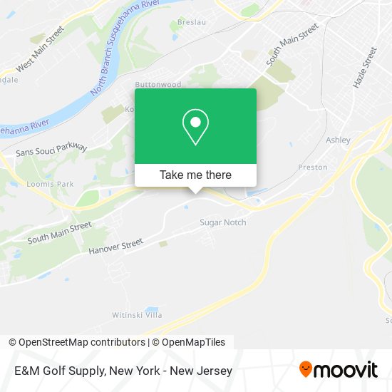 E&M Golf Supply map