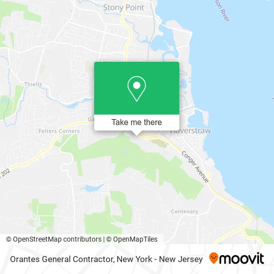 Orantes General Contractor map