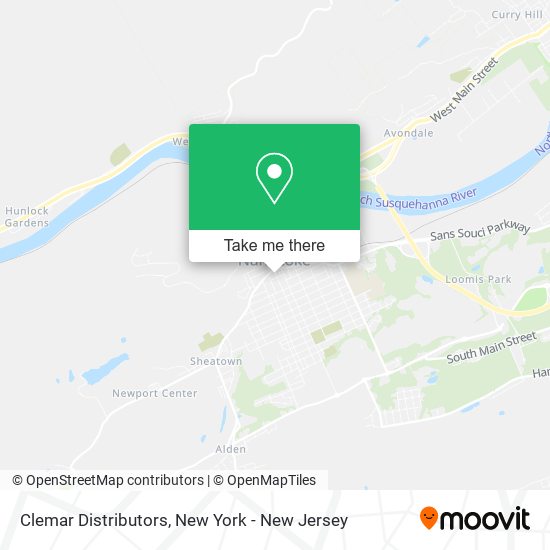 Clemar Distributors map