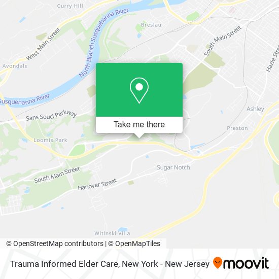 Mapa de Trauma Informed Elder Care