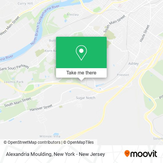 Alexandria Moulding map