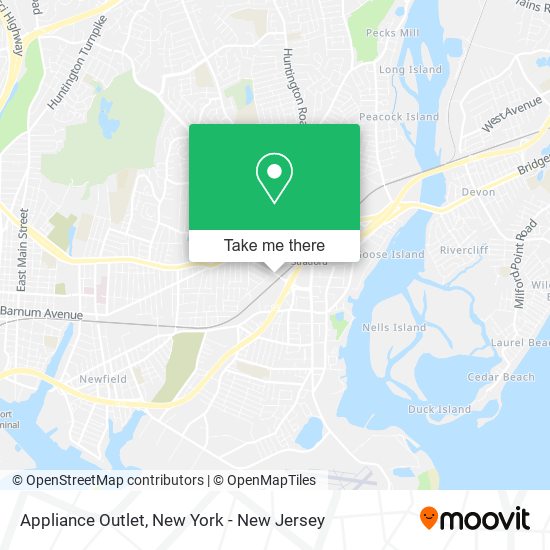 Appliance Outlet map