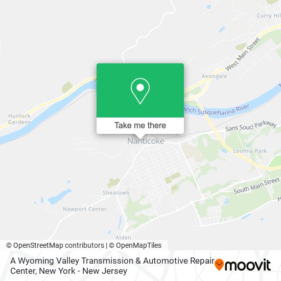 Mapa de A Wyoming Valley Transmission & Automotive Repair Center