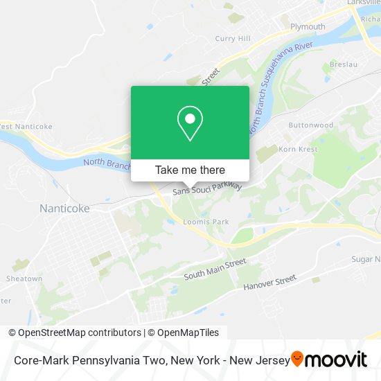 Core-Mark Pennsylvania Two map