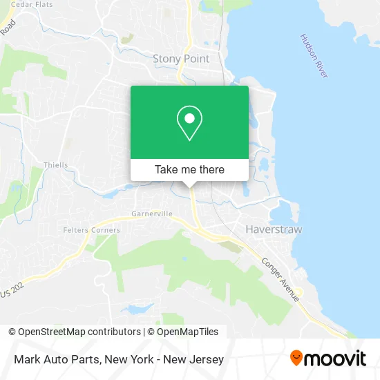 Mark Auto Parts map