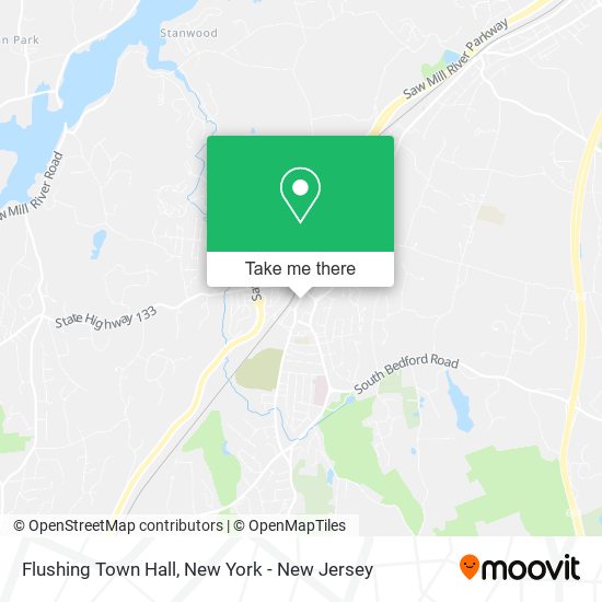 Flushing Town Hall map