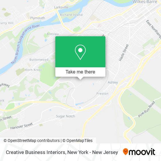 Mapa de Creative Business Interiors