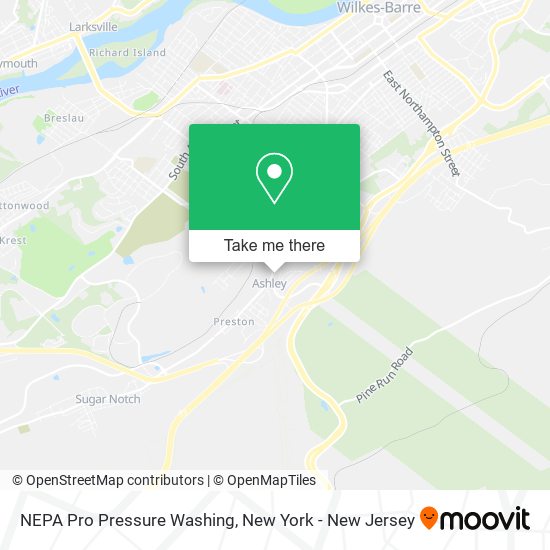 Mapa de NEPA Pro Pressure Washing
