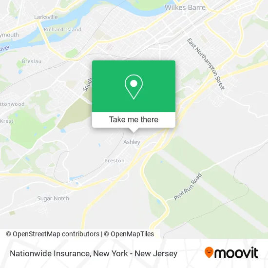 Nationwide Insurance map