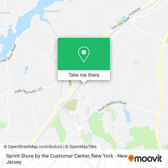 Sprint Store by the Customer Center map