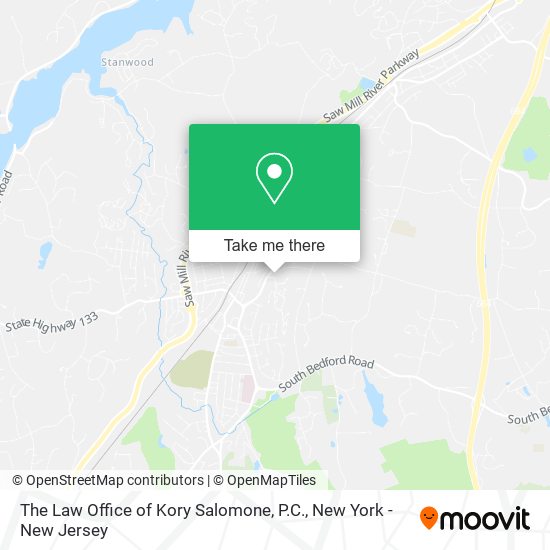 Mapa de The Law Office of Kory Salomone, P.C.