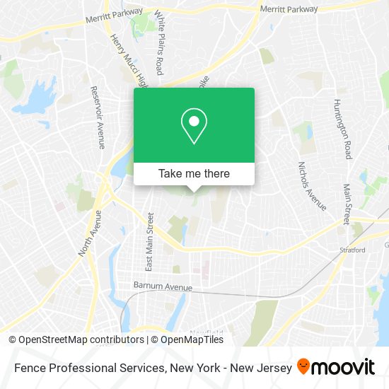 Fence Professional Services map