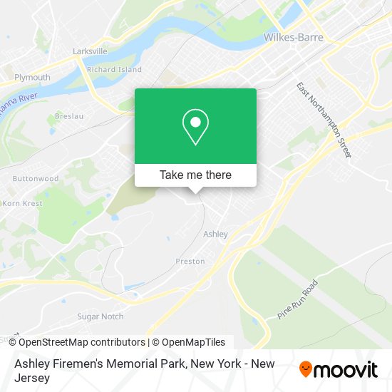 Ashley Firemen's Memorial Park map
