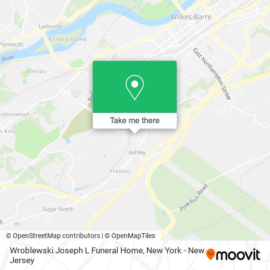 Wroblewski Joseph L Funeral Home map