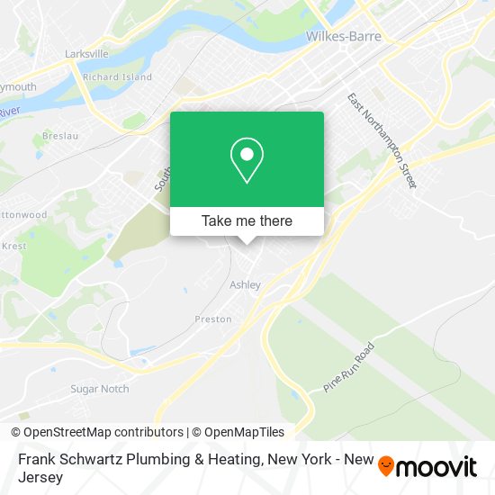 Frank Schwartz Plumbing & Heating map