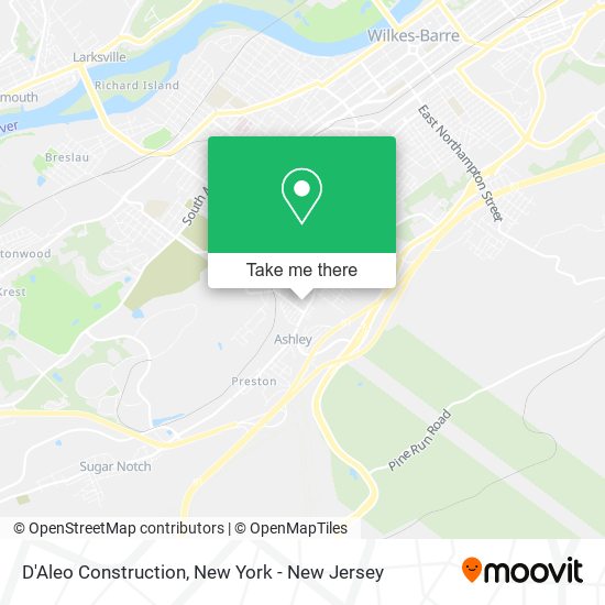 Mapa de D'Aleo Construction