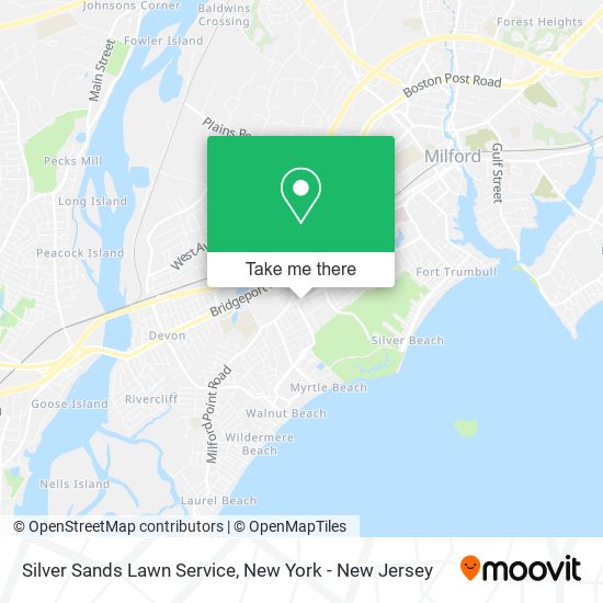Silver Sands Lawn Service map