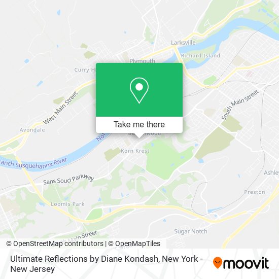 Ultimate Reflections by Diane Kondash map