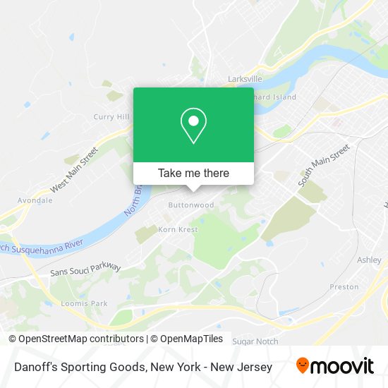 Danoff's Sporting Goods map