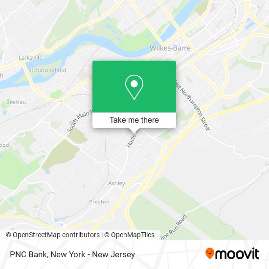 PNC Bank map