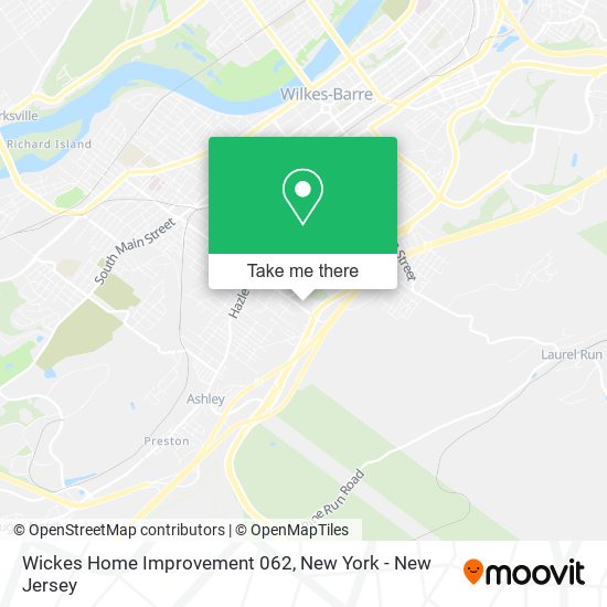 Mapa de Wickes Home Improvement 062