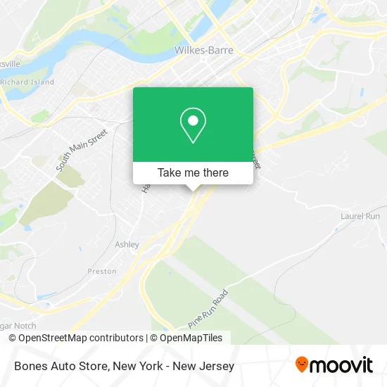 Bones Auto Store map