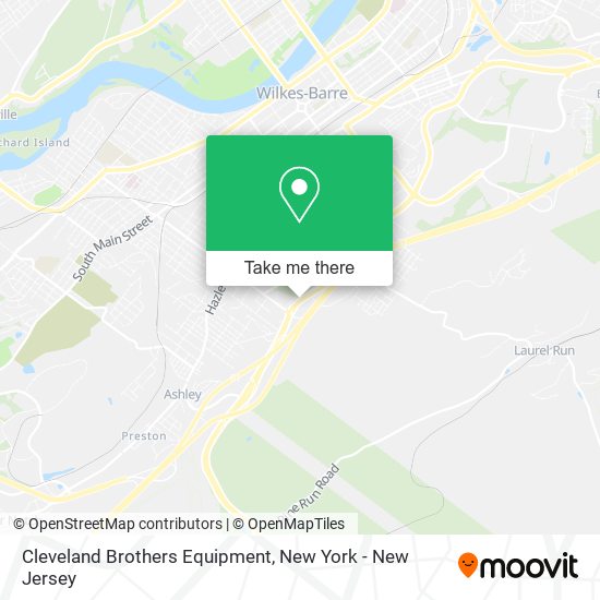 Cleveland Brothers Equipment map