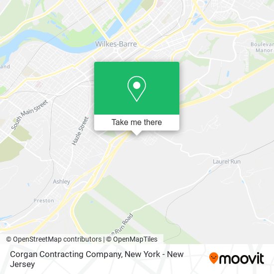 Mapa de Corgan Contracting Company