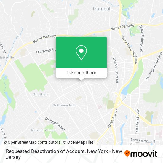 Mapa de Requested Deactivation of Account