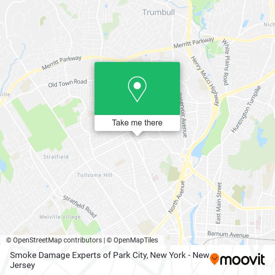 Smoke Damage Experts of Park City map