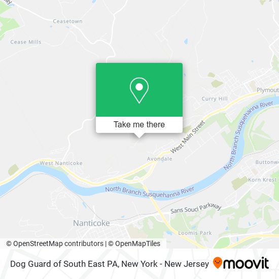 Mapa de Dog Guard of South East PA