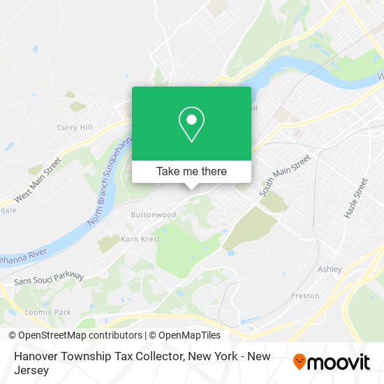 Hanover Township Tax Collector map