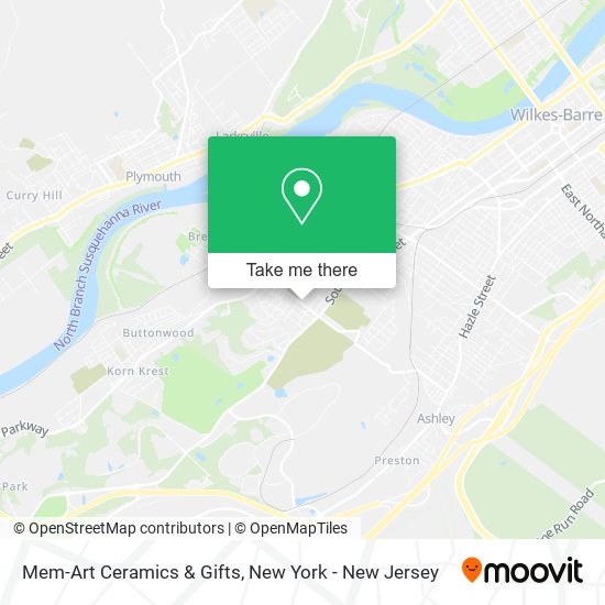 Mapa de Mem-Art Ceramics & Gifts