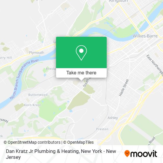 Mapa de Dan Kratz Jr Plumbing & Heating
