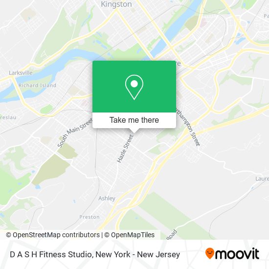 D A S H Fitness Studio map