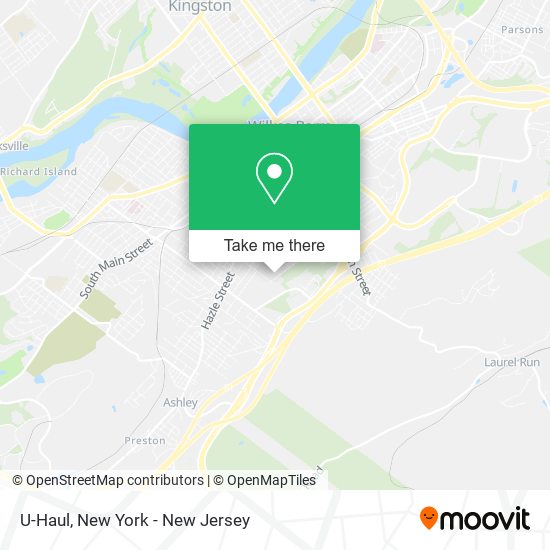 U-Haul map