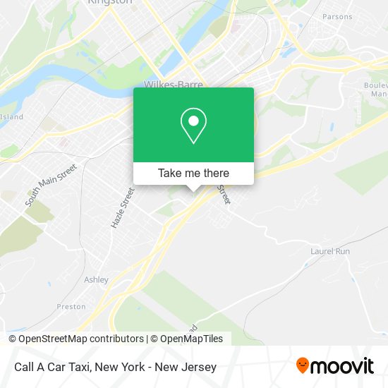 Call A Car Taxi map