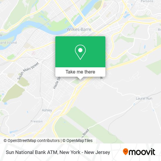 Mapa de Sun National Bank ATM