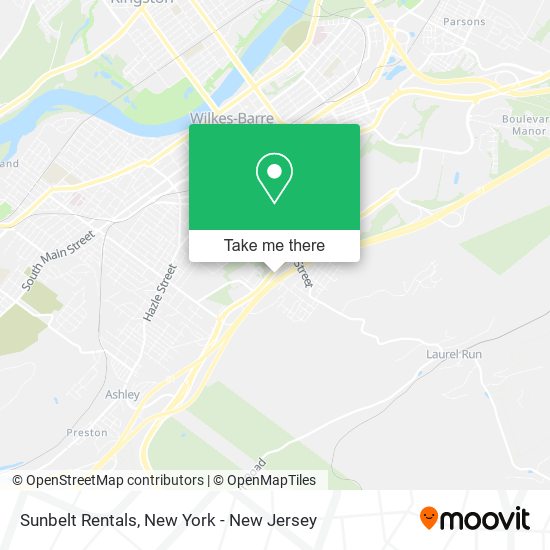 Mapa de Sunbelt Rentals