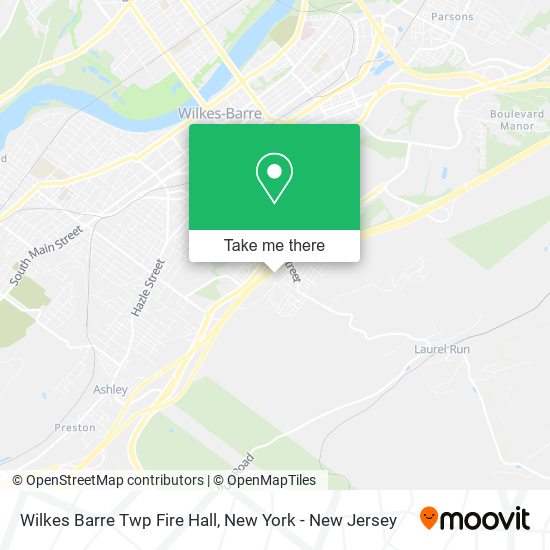 Wilkes Barre Twp Fire Hall map