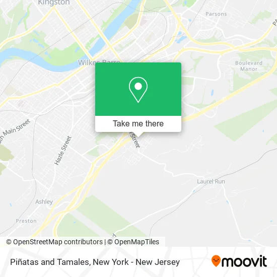 Piñatas and Tamales map