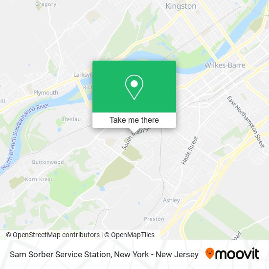 Mapa de Sam Sorber Service Station