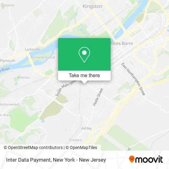 Inter Data Payment map