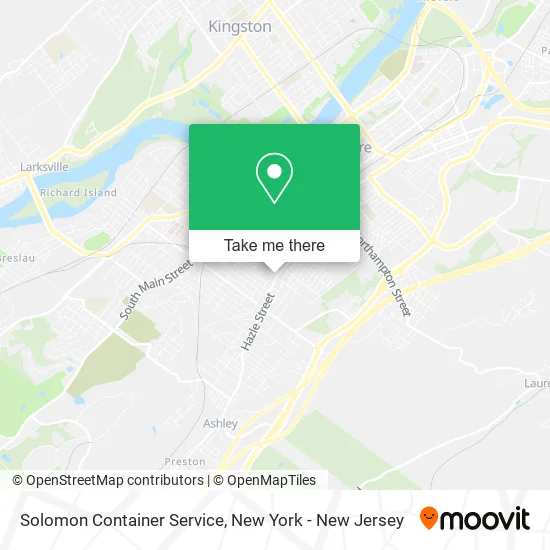 Solomon Container Service map
