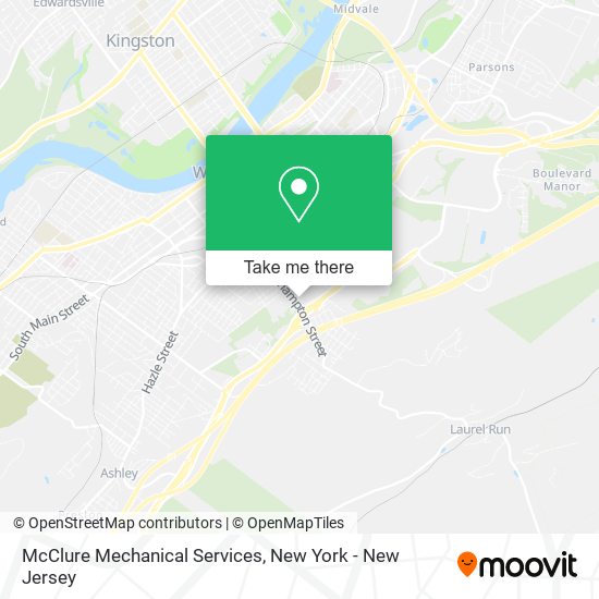 McClure Mechanical Services map